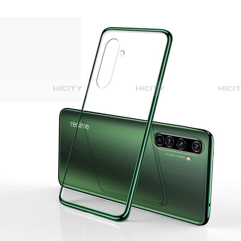 Silikon Schutzhülle Ultra Dünn Flexible Tasche Durchsichtig Transparent H01 für Realme X50 Pro 5G Grün Plus