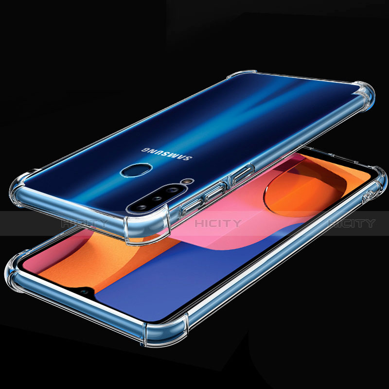 Silikon Schutzhülle Ultra Dünn Flexible Tasche Durchsichtig Transparent H01 für Samsung Galaxy A20s