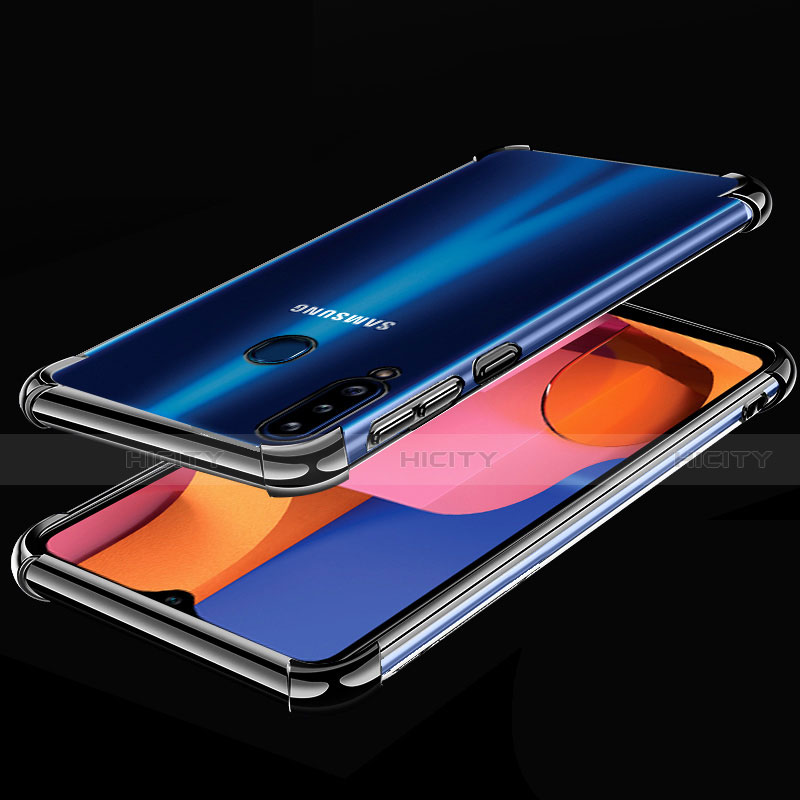 Silikon Schutzhülle Ultra Dünn Flexible Tasche Durchsichtig Transparent H01 für Samsung Galaxy A20s