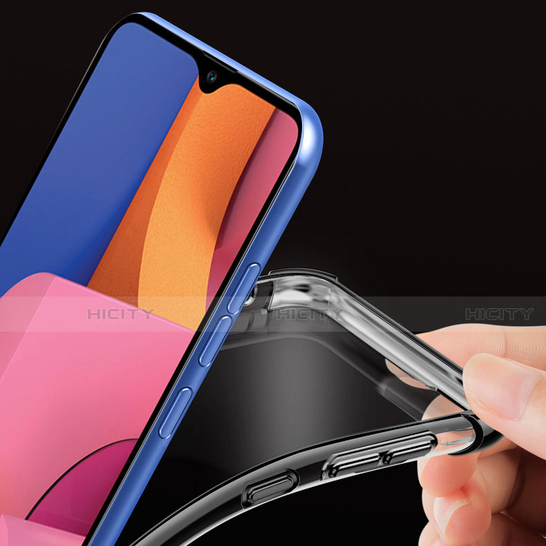 Silikon Schutzhülle Ultra Dünn Flexible Tasche Durchsichtig Transparent H01 für Samsung Galaxy A20s