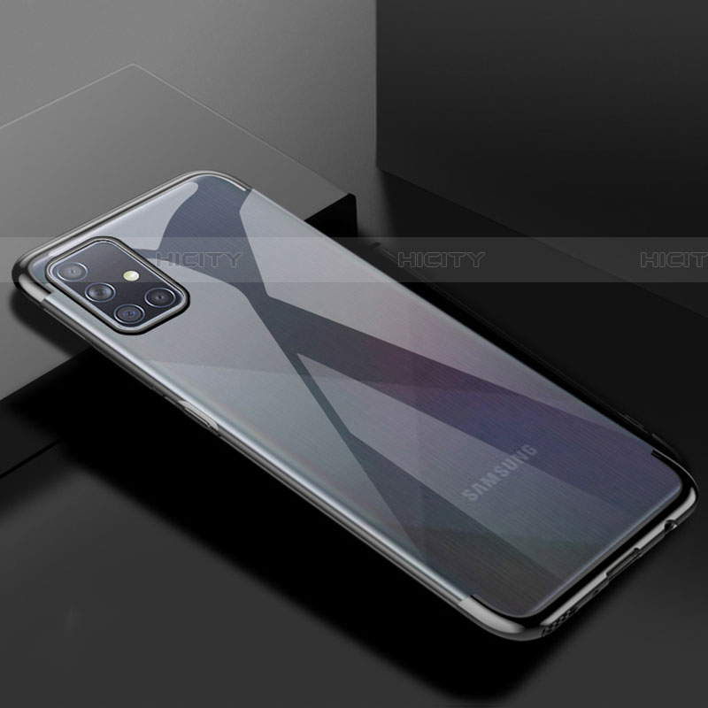 Silikon Schutzhülle Ultra Dünn Flexible Tasche Durchsichtig Transparent H01 für Samsung Galaxy A71 5G
