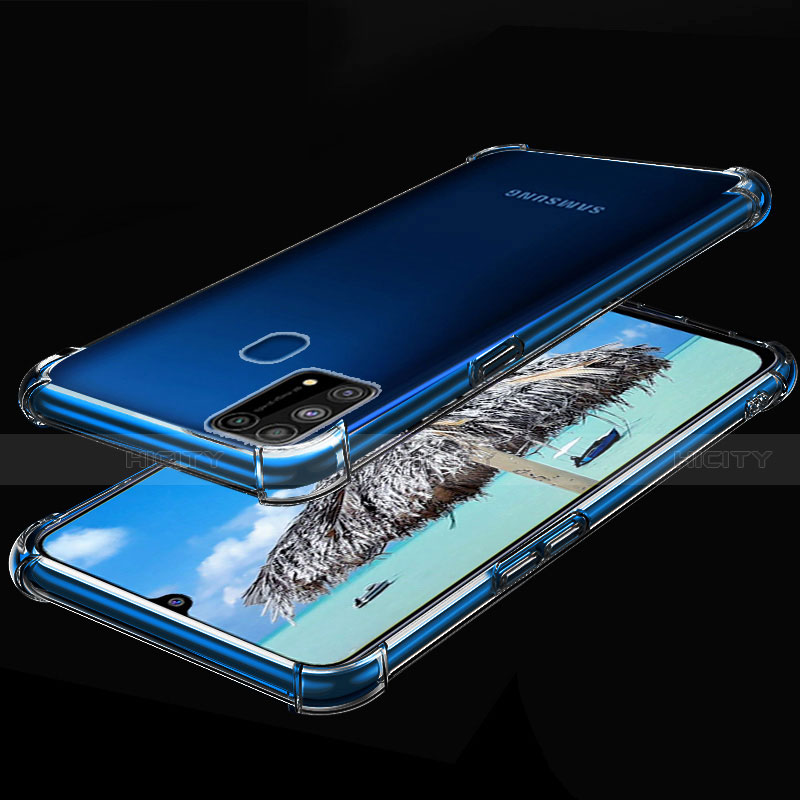 Silikon Schutzhülle Ultra Dünn Flexible Tasche Durchsichtig Transparent H01 für Samsung Galaxy M21s Klar Plus