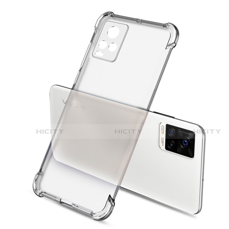 Silikon Schutzhülle Ultra Dünn Flexible Tasche Durchsichtig Transparent H01 für Vivo V20 Pro 5G