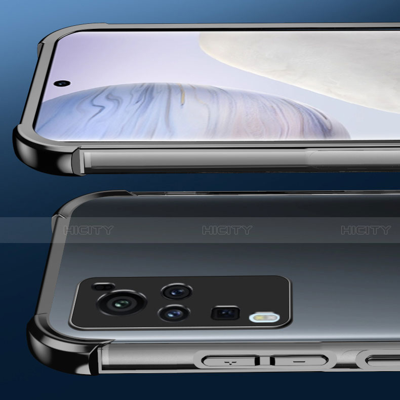 Silikon Schutzhülle Ultra Dünn Flexible Tasche Durchsichtig Transparent H01 für Vivo X60 Pro 5G groß