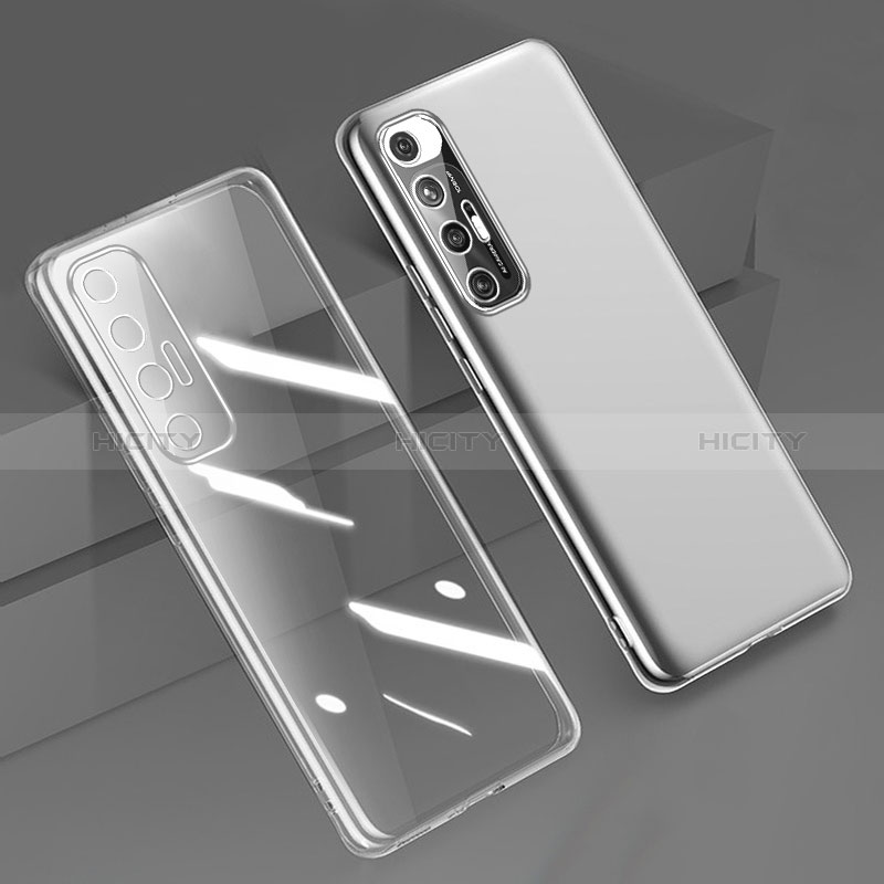 Silikon Schutzhülle Ultra Dünn Flexible Tasche Durchsichtig Transparent H01 für Xiaomi Mi 10S 5G groß