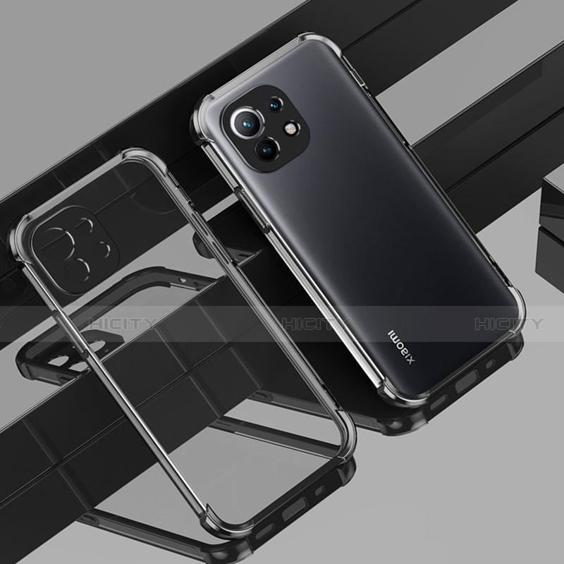 Silikon Schutzhülle Ultra Dünn Flexible Tasche Durchsichtig Transparent H01 für Xiaomi Mi 11 Lite 5G NE