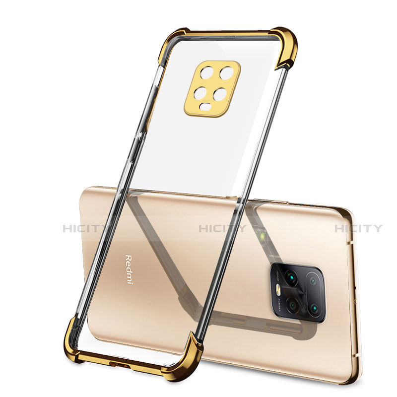 Silikon Schutzhülle Ultra Dünn Flexible Tasche Durchsichtig Transparent H01 für Xiaomi Redmi 10X Pro 5G Gold