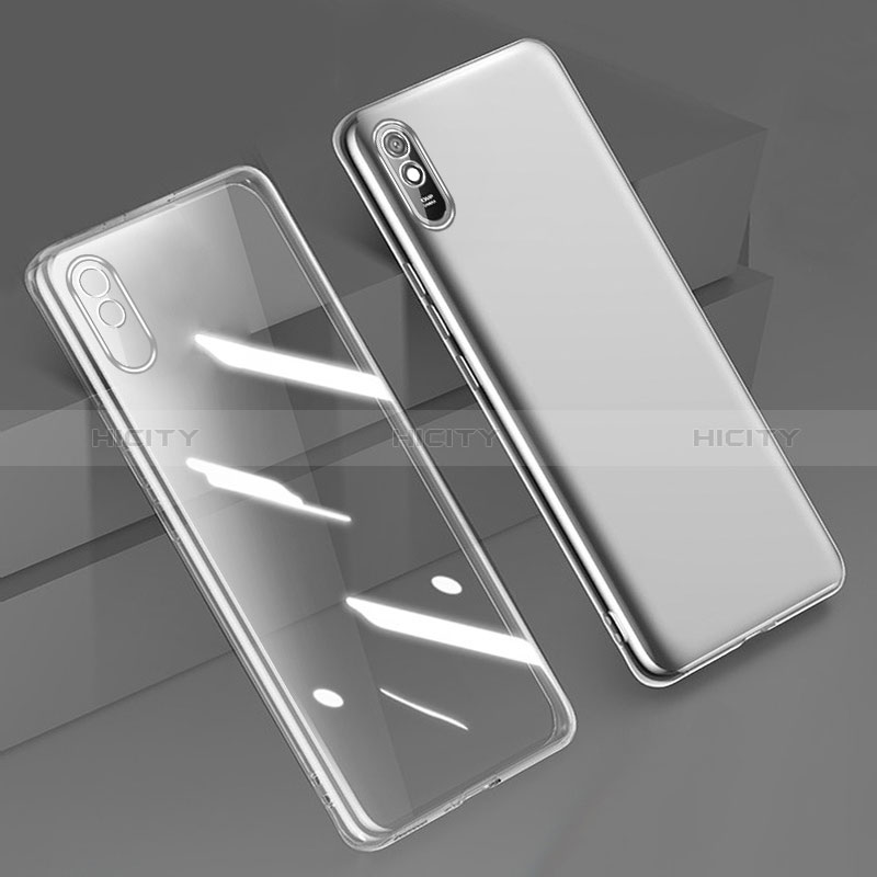 Silikon Schutzhülle Ultra Dünn Flexible Tasche Durchsichtig Transparent H01 für Xiaomi Redmi 9A Klar