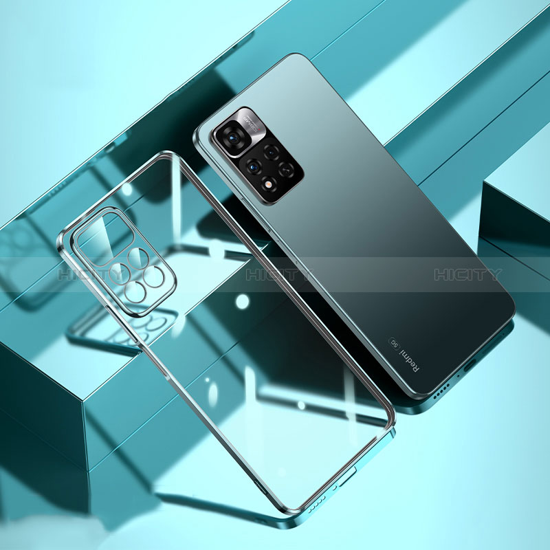 Silikon Schutzhülle Ultra Dünn Flexible Tasche Durchsichtig Transparent H01 für Xiaomi Redmi Note 11 Pro+ Plus 5G groß