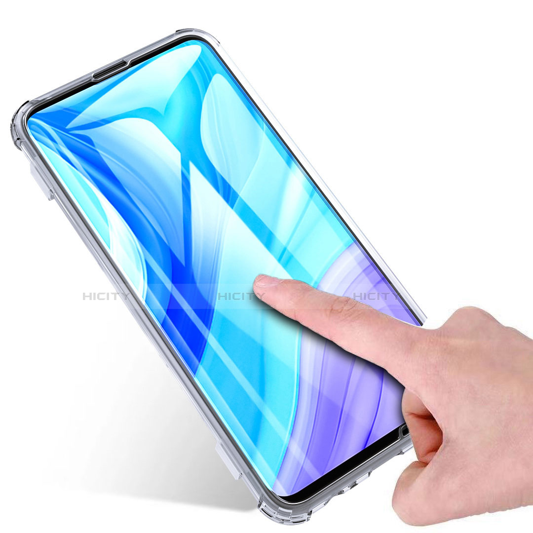 Silikon Schutzhülle Ultra Dünn Flexible Tasche Durchsichtig Transparent H02 für Huawei Enjoy 10 Plus groß