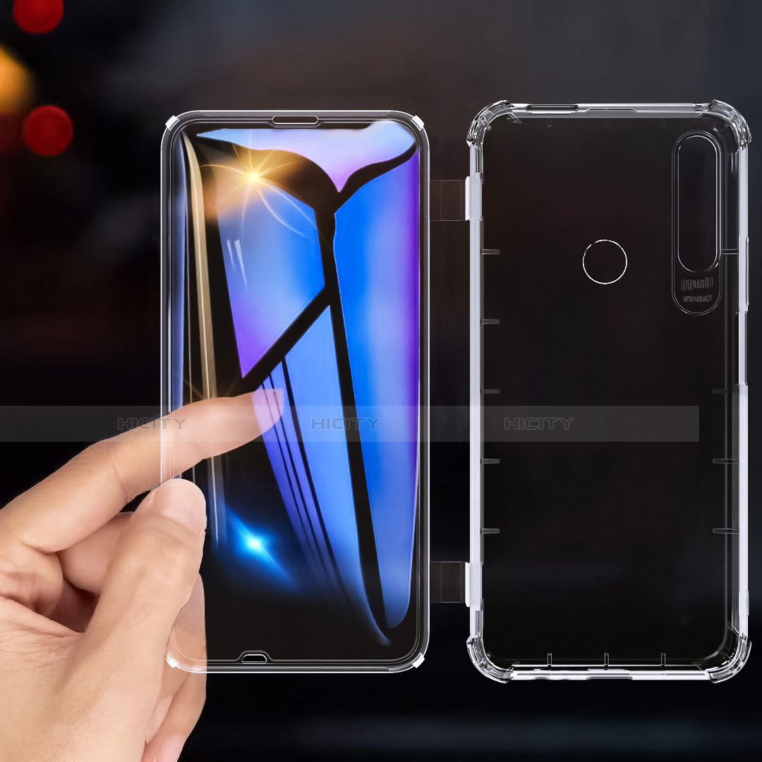 Silikon Schutzhülle Ultra Dünn Flexible Tasche Durchsichtig Transparent H02 für Huawei Enjoy 10 Plus groß