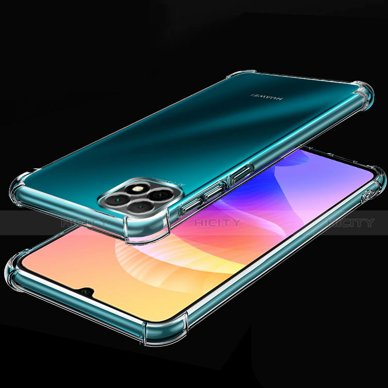 Silikon Schutzhülle Ultra Dünn Flexible Tasche Durchsichtig Transparent H02 für Huawei Enjoy 20 5G Klar