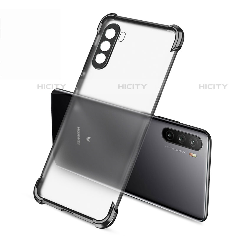 Silikon Schutzhülle Ultra Dünn Flexible Tasche Durchsichtig Transparent H02 für Huawei Mate 40 Lite 5G groß