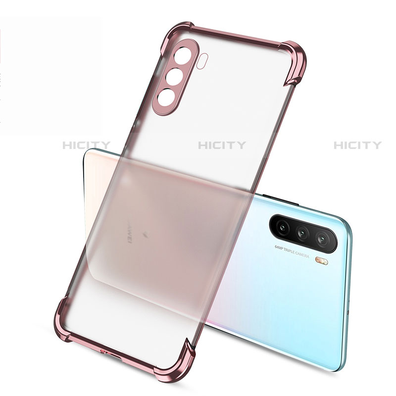 Silikon Schutzhülle Ultra Dünn Flexible Tasche Durchsichtig Transparent H02 für Huawei Mate 40 Lite 5G groß