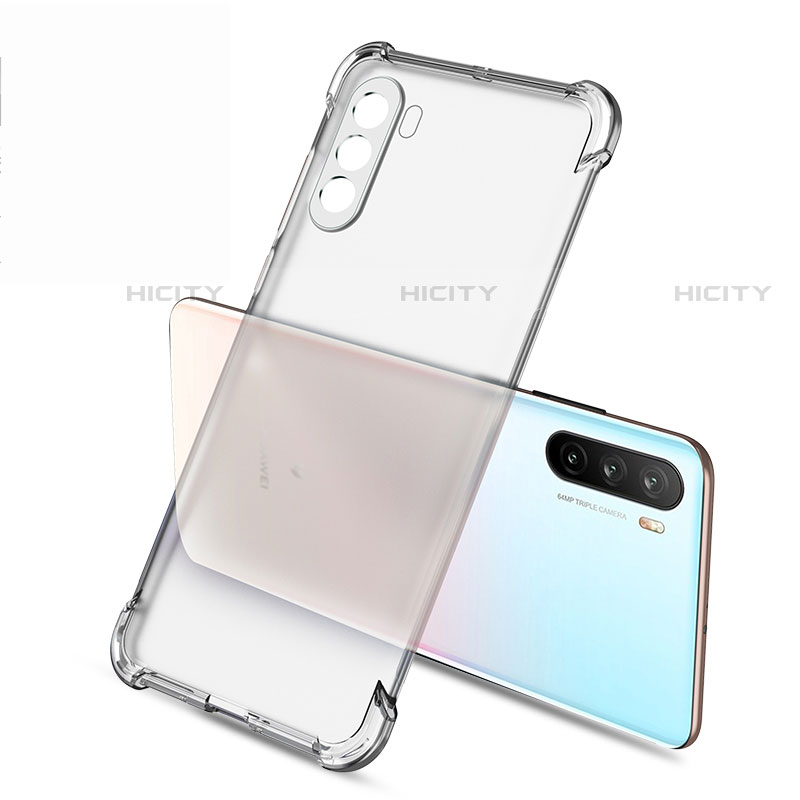 Silikon Schutzhülle Ultra Dünn Flexible Tasche Durchsichtig Transparent H02 für Huawei Mate 40 Lite 5G groß