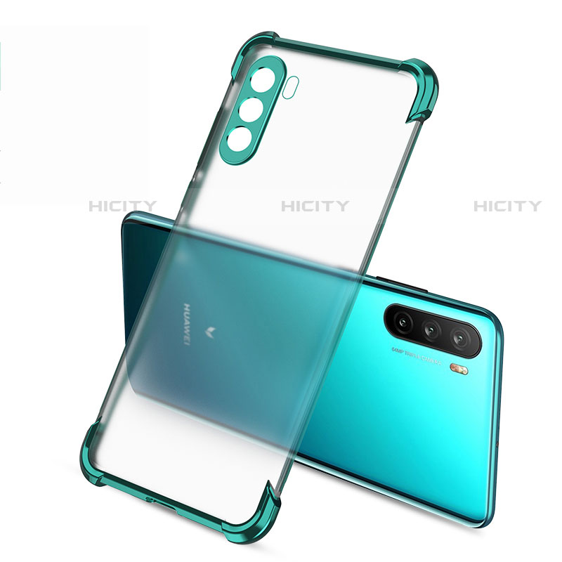 Silikon Schutzhülle Ultra Dünn Flexible Tasche Durchsichtig Transparent H02 für Huawei Mate 40 Lite 5G groß