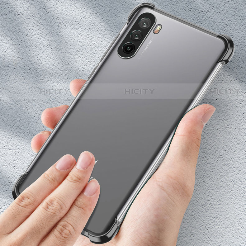 Silikon Schutzhülle Ultra Dünn Flexible Tasche Durchsichtig Transparent H02 für Huawei Mate 40 Lite 5G groß