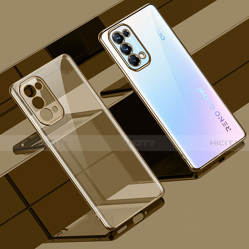 Silikon Schutzhülle Ultra Dünn Flexible Tasche Durchsichtig Transparent H02 für Oppo Find X3 Lite 5G