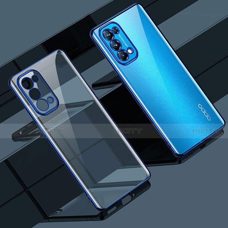 Silikon Schutzhülle Ultra Dünn Flexible Tasche Durchsichtig Transparent H02 für Oppo Find X3 Lite 5G