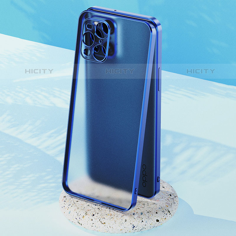 Silikon Schutzhülle Ultra Dünn Flexible Tasche Durchsichtig Transparent H02 für Oppo Find X3 Pro 5G groß