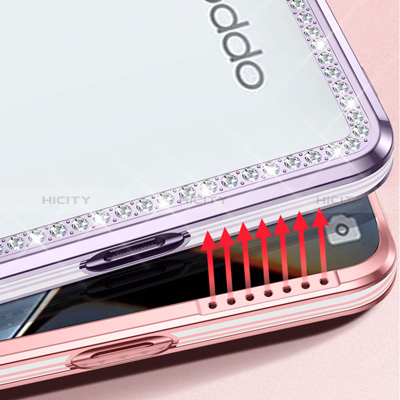 Silikon Schutzhülle Ultra Dünn Flexible Tasche Durchsichtig Transparent H02 für Oppo Find X5 5G