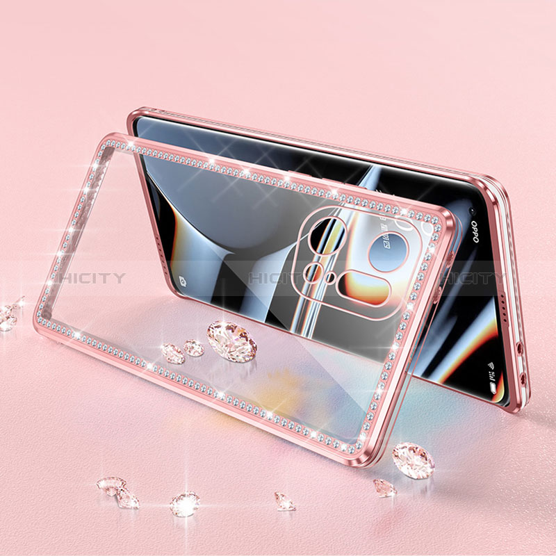 Silikon Schutzhülle Ultra Dünn Flexible Tasche Durchsichtig Transparent H02 für Oppo Find X5 5G