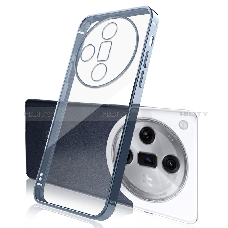 Silikon Schutzhülle Ultra Dünn Flexible Tasche Durchsichtig Transparent H02 für Oppo Find X7 Ultra 5G