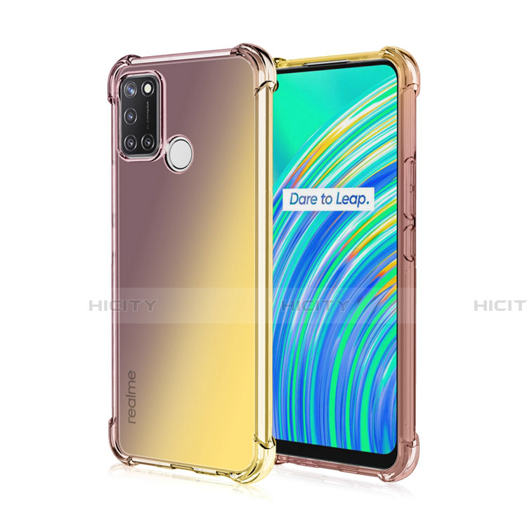 Silikon Schutzhülle Ultra Dünn Flexible Tasche Durchsichtig Transparent H02 für Realme C17 groß