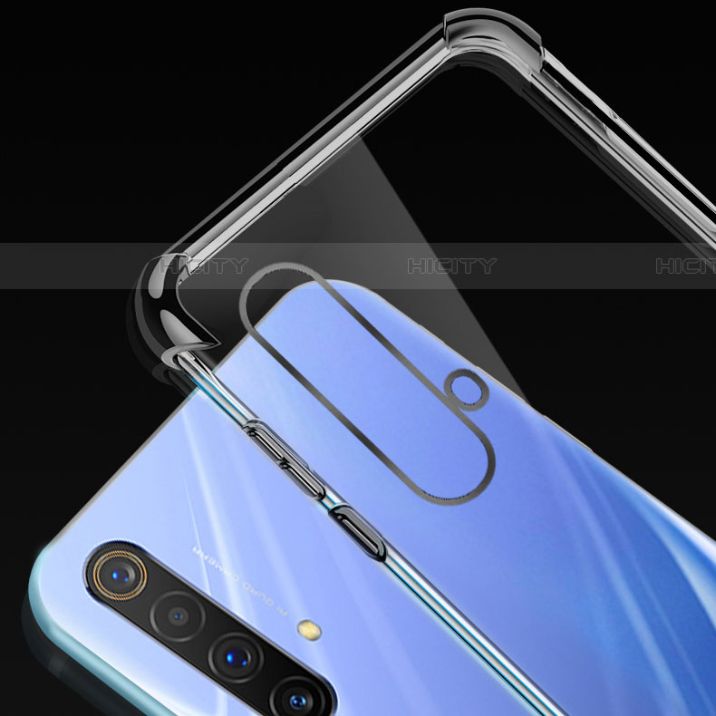 Silikon Schutzhülle Ultra Dünn Flexible Tasche Durchsichtig Transparent H02 für Realme X50 5G groß