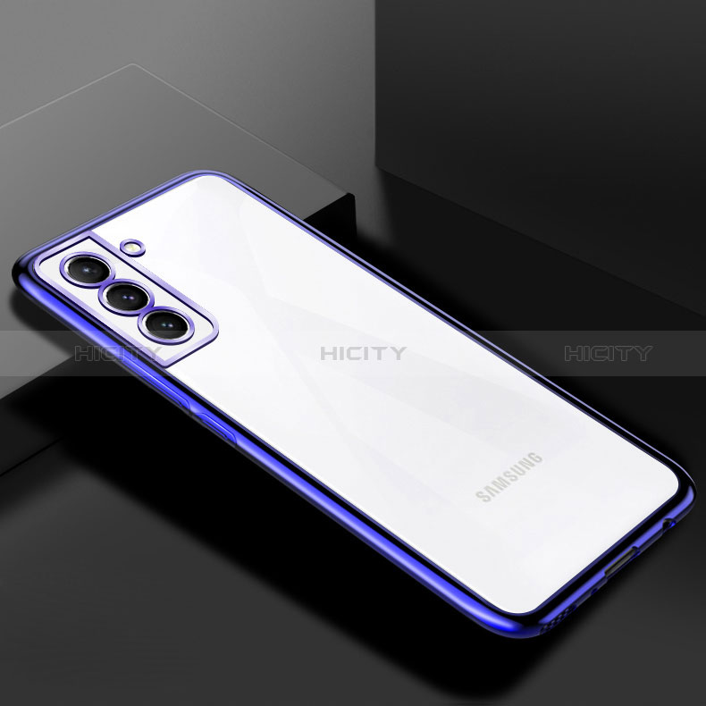 Silikon Schutzhülle Ultra Dünn Flexible Tasche Durchsichtig Transparent H02 für Samsung Galaxy S24 5G groß