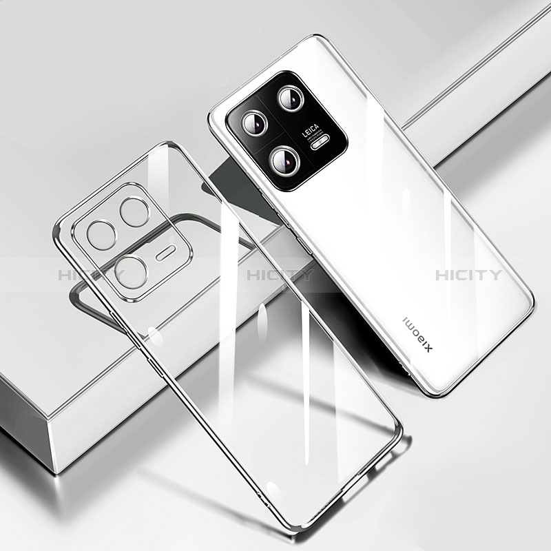 Silikon Schutzhülle Ultra Dünn Flexible Tasche Durchsichtig Transparent H02 für Xiaomi Mi 13 5G