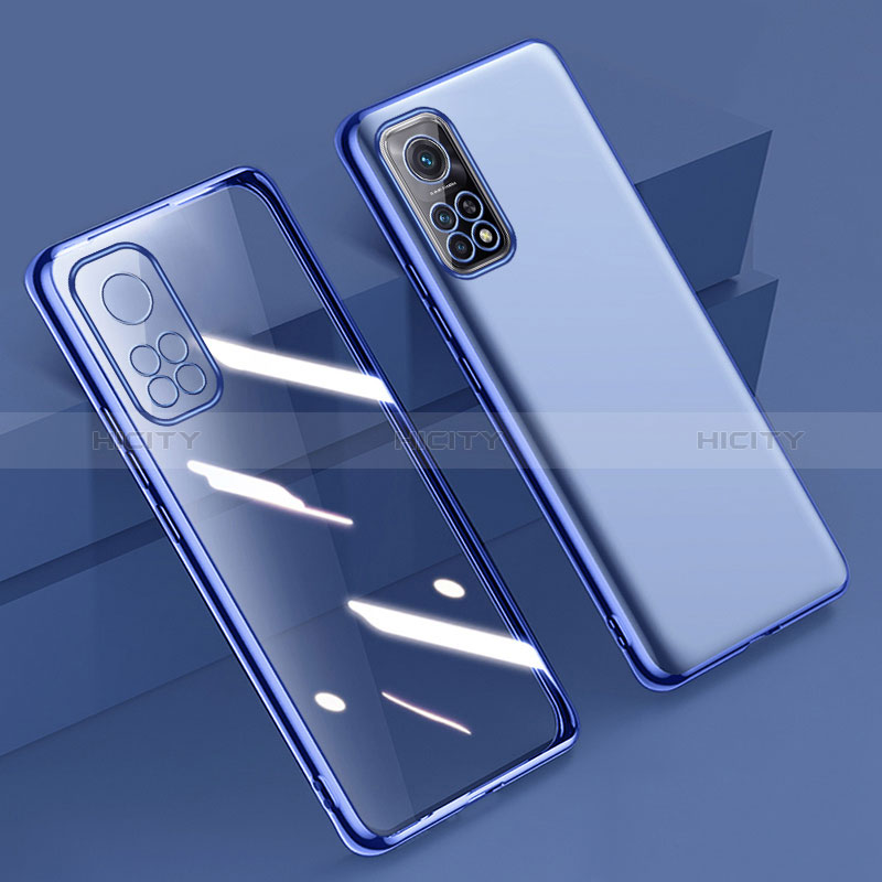 Silikon Schutzhülle Ultra Dünn Flexible Tasche Durchsichtig Transparent H02 für Xiaomi Redmi Note 11S 4G Blau