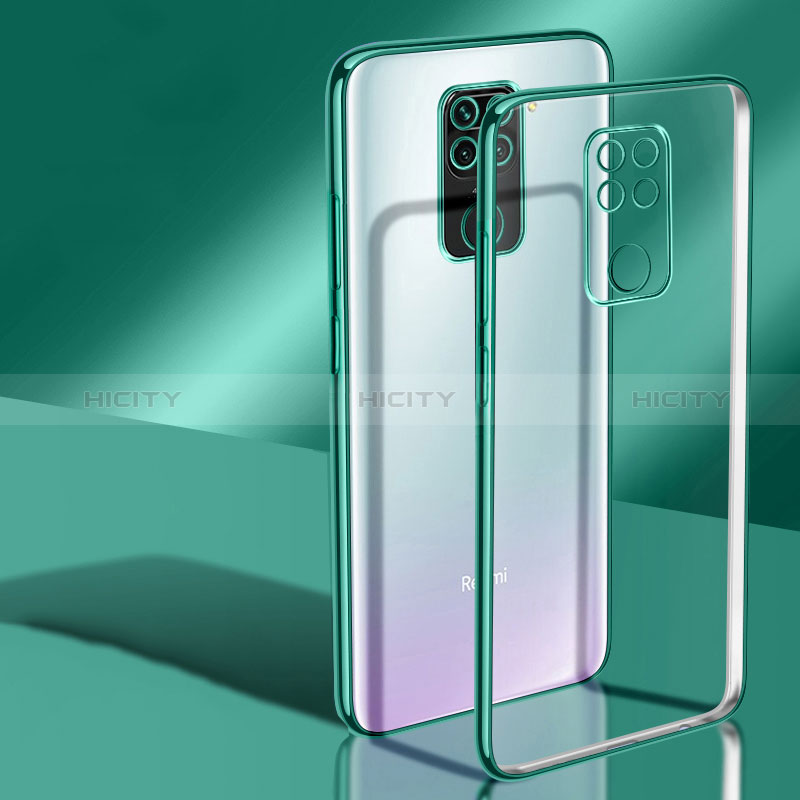 Silikon Schutzhülle Ultra Dünn Flexible Tasche Durchsichtig Transparent H02 für Xiaomi Redmi Note 9 groß