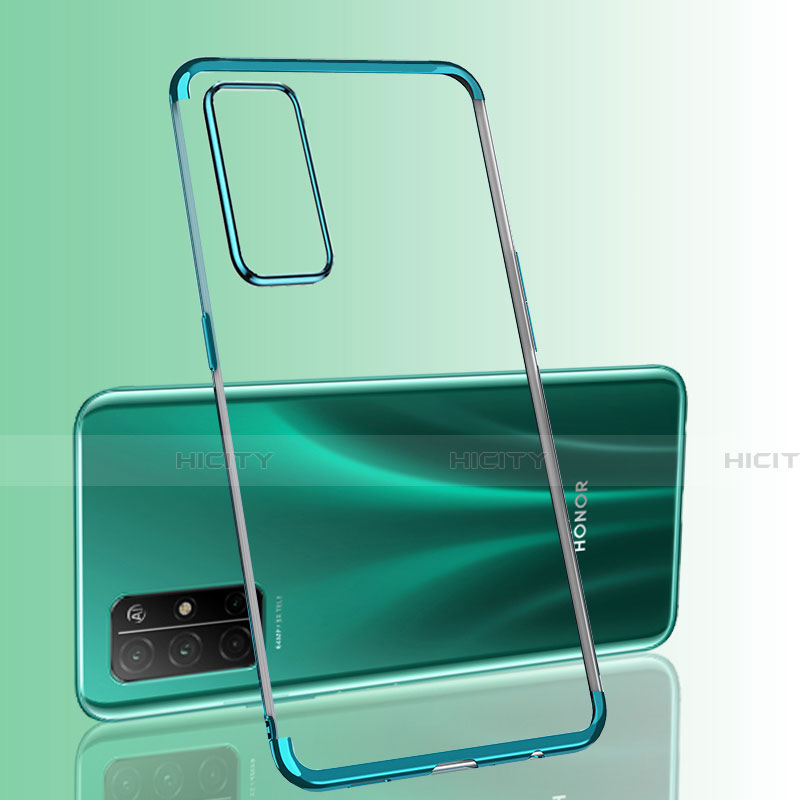 Silikon Schutzhülle Ultra Dünn Flexible Tasche Durchsichtig Transparent H03 für Huawei Honor 30S Grün