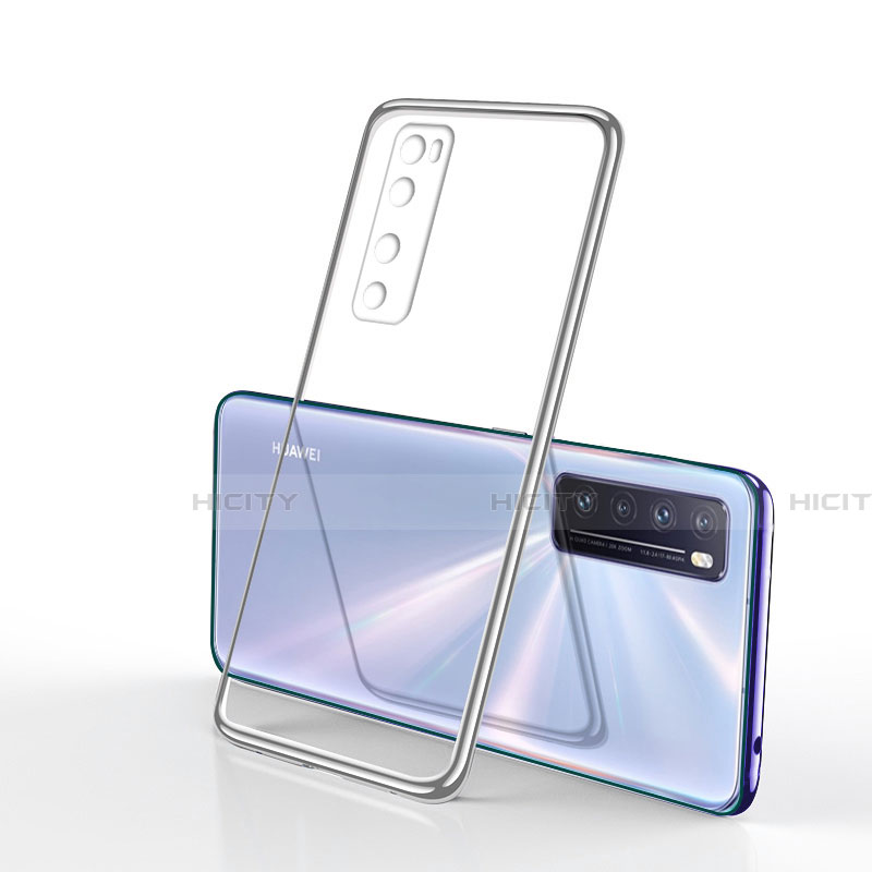 Silikon Schutzhülle Ultra Dünn Flexible Tasche Durchsichtig Transparent H03 für Huawei Nova 7 5G