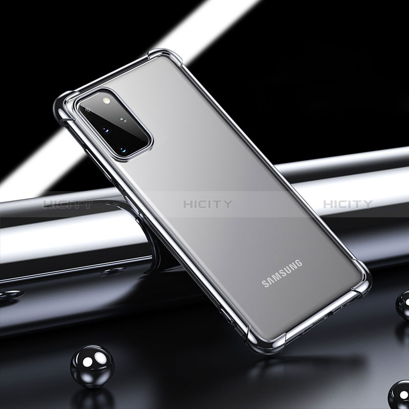 Silikon Schutzhülle Ultra Dünn Flexible Tasche Durchsichtig Transparent H03 für Samsung Galaxy S20 Plus groß