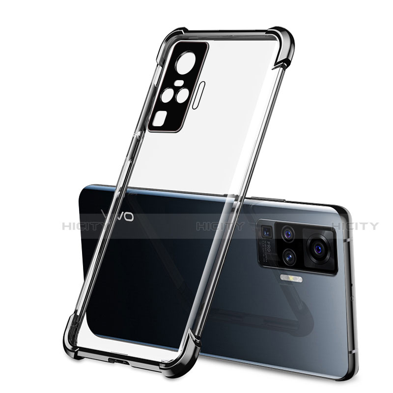 Silikon Schutzhülle Ultra Dünn Flexible Tasche Durchsichtig Transparent H03 für Vivo X50 Pro 5G groß