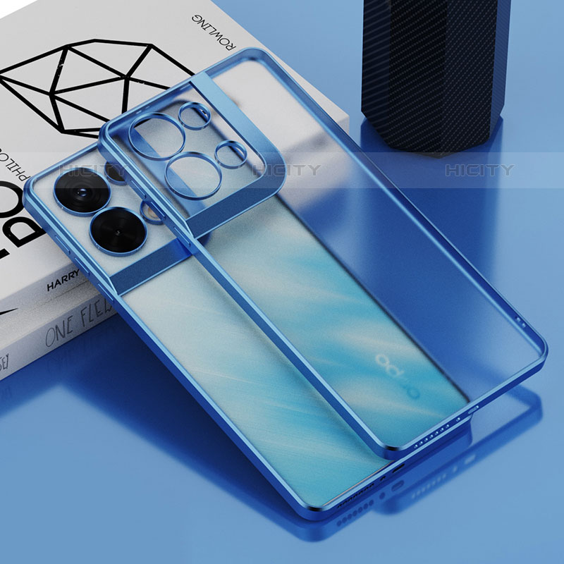 Silikon Schutzhülle Ultra Dünn Flexible Tasche Durchsichtig Transparent H04 für Oppo Reno8 Pro+ Plus 5G groß