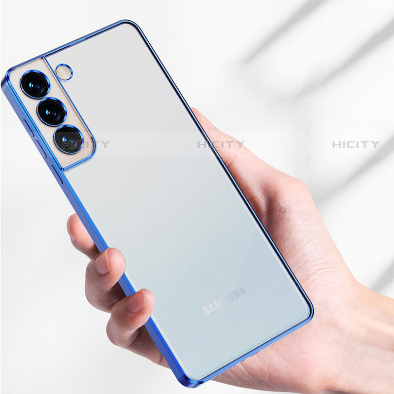 Silikon Schutzhülle Ultra Dünn Flexible Tasche Durchsichtig Transparent H04 für Samsung Galaxy S21 Plus 5G groß