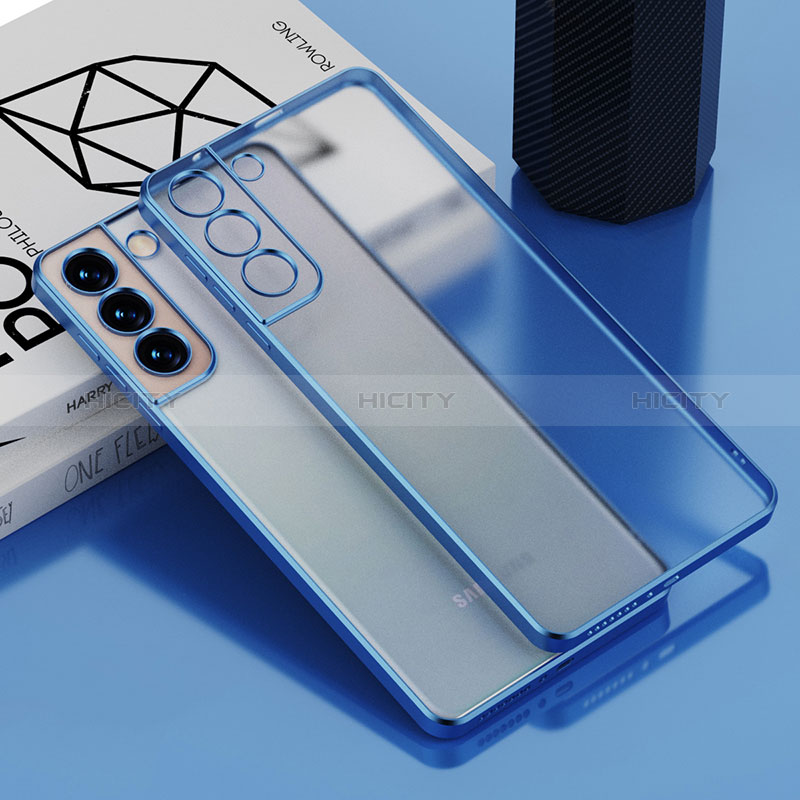 Silikon Schutzhülle Ultra Dünn Flexible Tasche Durchsichtig Transparent H04 für Samsung Galaxy S24 5G groß