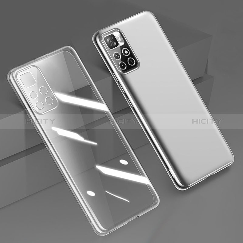 Silikon Schutzhülle Ultra Dünn Flexible Tasche Durchsichtig Transparent H04 für Xiaomi Poco M4 Pro 5G groß