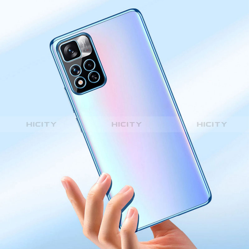 Silikon Schutzhülle Ultra Dünn Flexible Tasche Durchsichtig Transparent H04 für Xiaomi Redmi Note 11 Pro+ Plus 5G