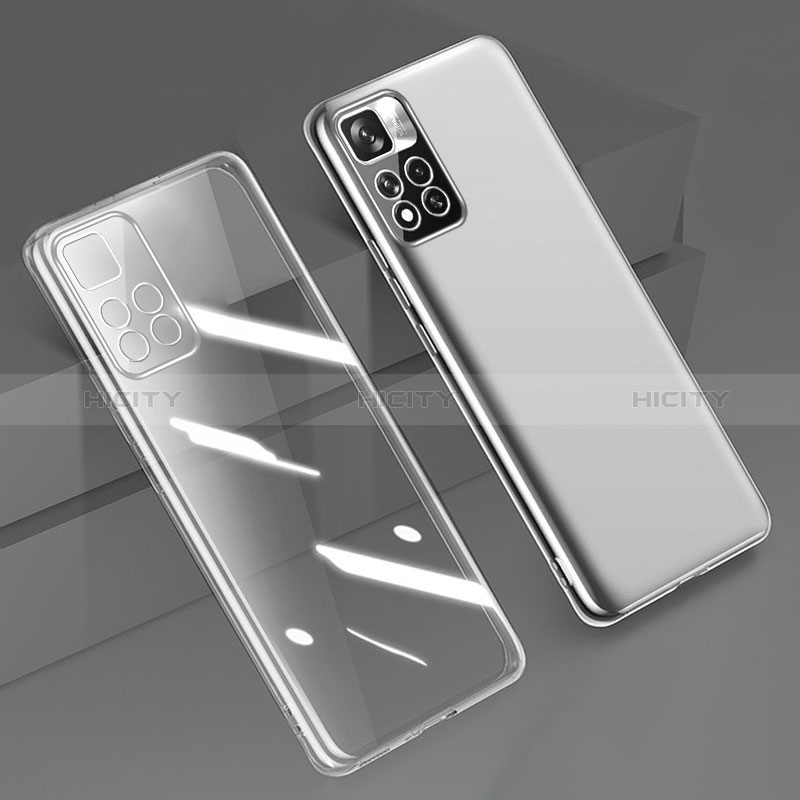 Silikon Schutzhülle Ultra Dünn Flexible Tasche Durchsichtig Transparent H04 für Xiaomi Redmi Note 11 Pro+ Plus 5G Klar