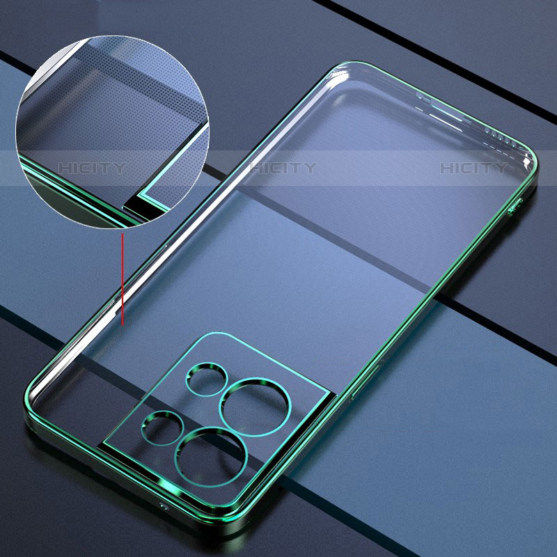 Silikon Schutzhülle Ultra Dünn Flexible Tasche Durchsichtig Transparent H05 für Oppo Reno8 Pro 5G