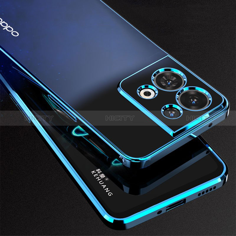 Silikon Schutzhülle Ultra Dünn Flexible Tasche Durchsichtig Transparent H05 für Oppo Reno9 Pro+ Plus 5G