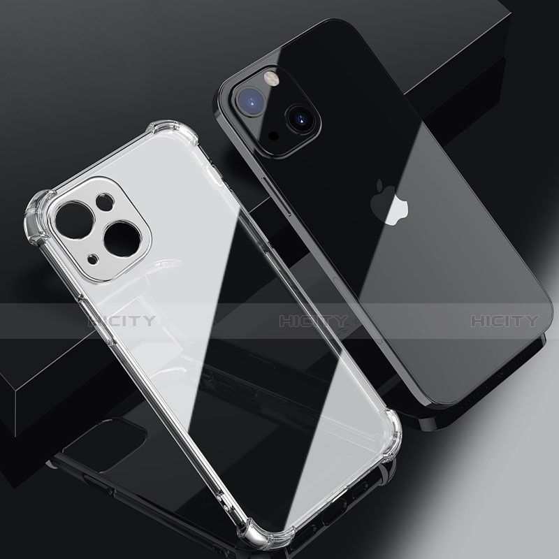 Silikon Schutzhülle Ultra Dünn Flexible Tasche Durchsichtig Transparent H06 für Apple iPhone 13 Mini Klar