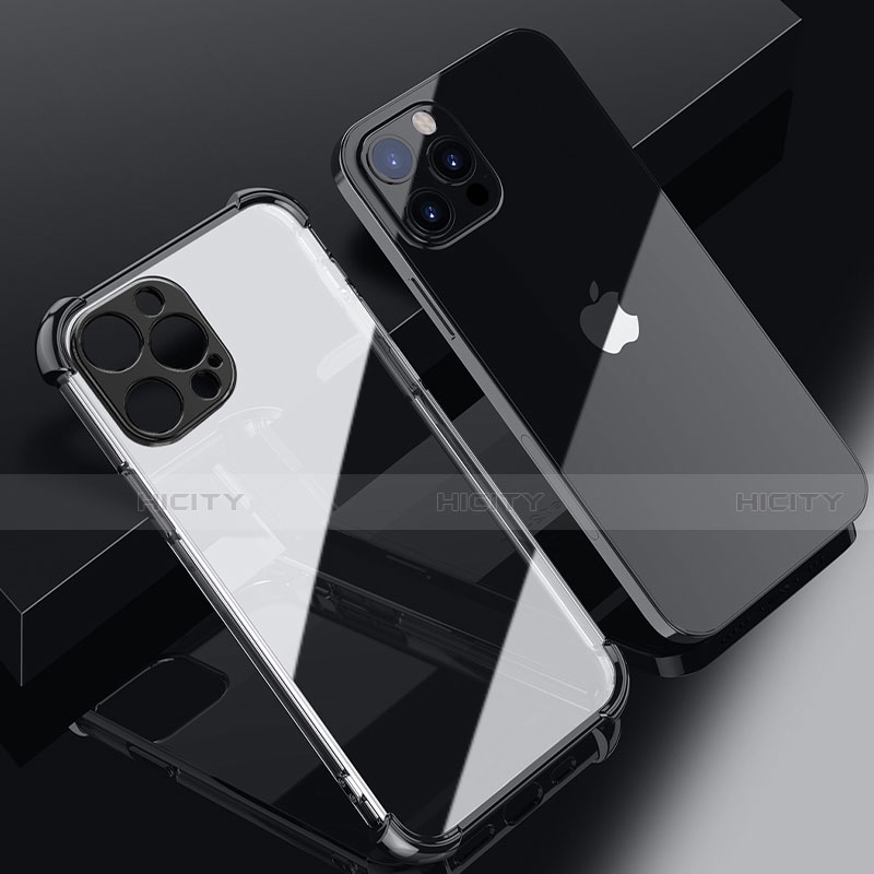 Silikon Schutzhülle Ultra Dünn Flexible Tasche Durchsichtig Transparent H06 für Apple iPhone 13 Pro Max