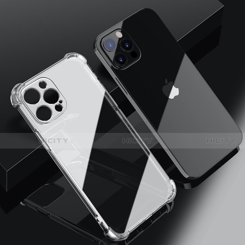 Silikon Schutzhülle Ultra Dünn Flexible Tasche Durchsichtig Transparent H06 für Apple iPhone 15 Pro