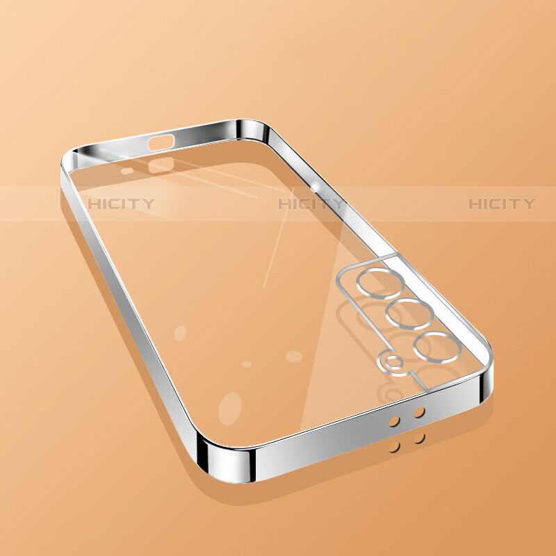 Silikon Schutzhülle Ultra Dünn Flexible Tasche Durchsichtig Transparent H07 für Samsung Galaxy S21 5G groß