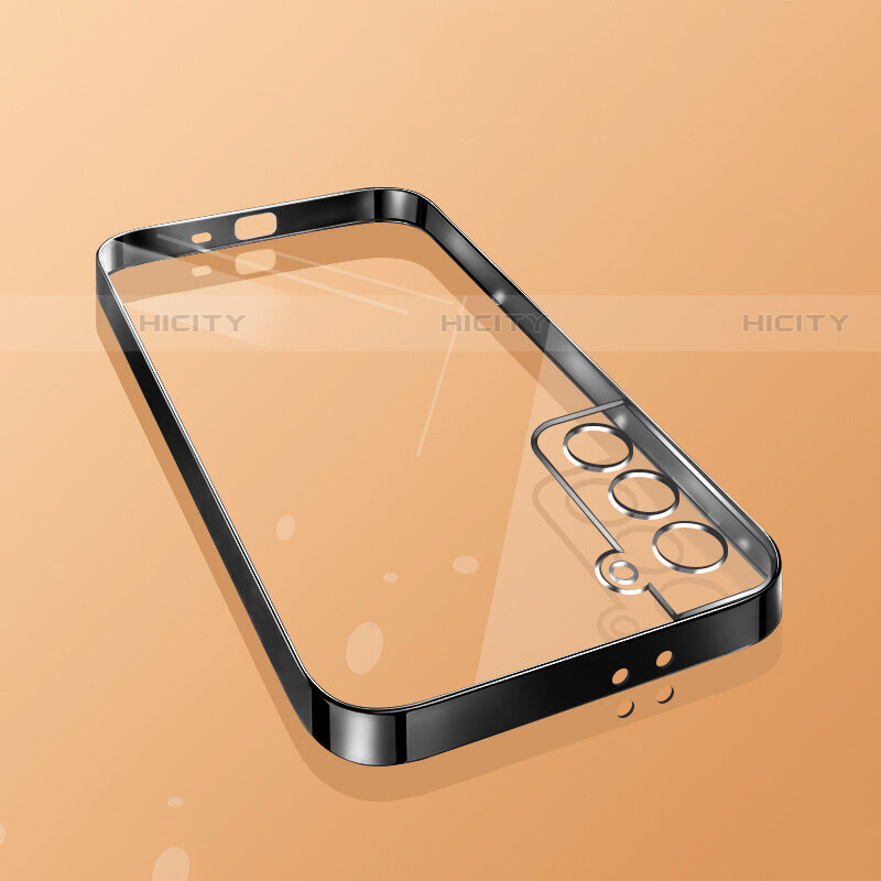 Silikon Schutzhülle Ultra Dünn Flexible Tasche Durchsichtig Transparent H07 für Samsung Galaxy S21 5G groß